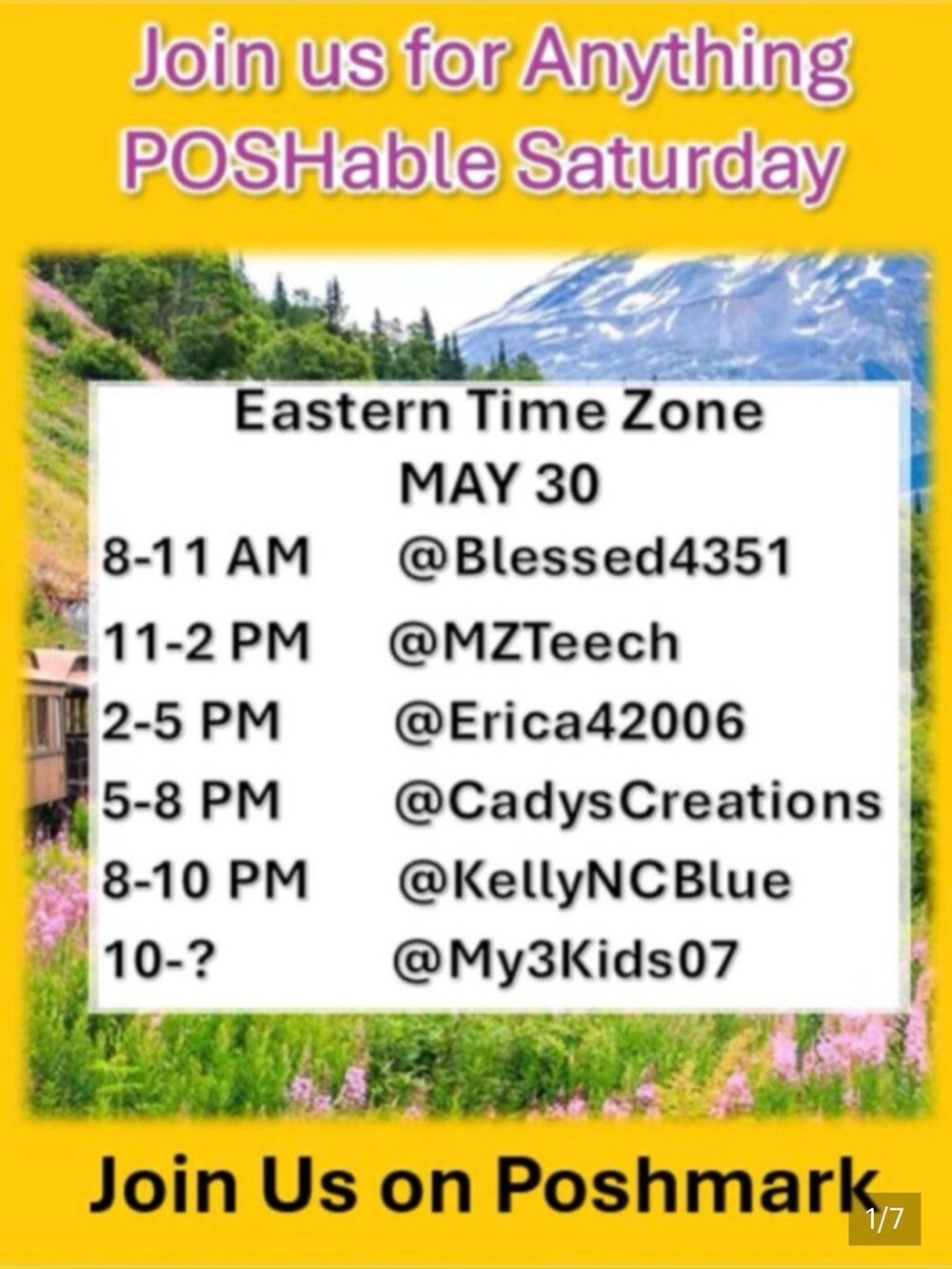 Cadyscreations is LIVE with Anything POSHable!